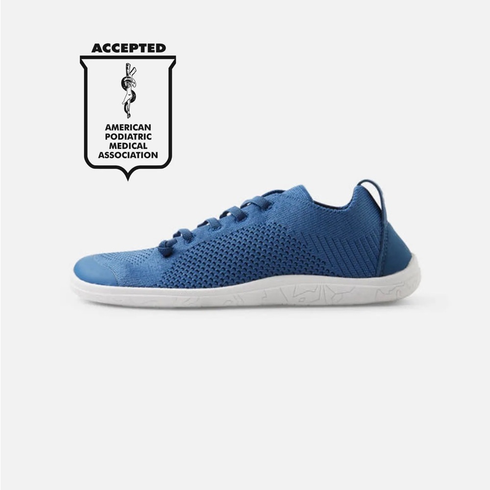 Reima Kids Blue Knit Sneaker - Breathable Everyday Shoe - Picture 5 of 16